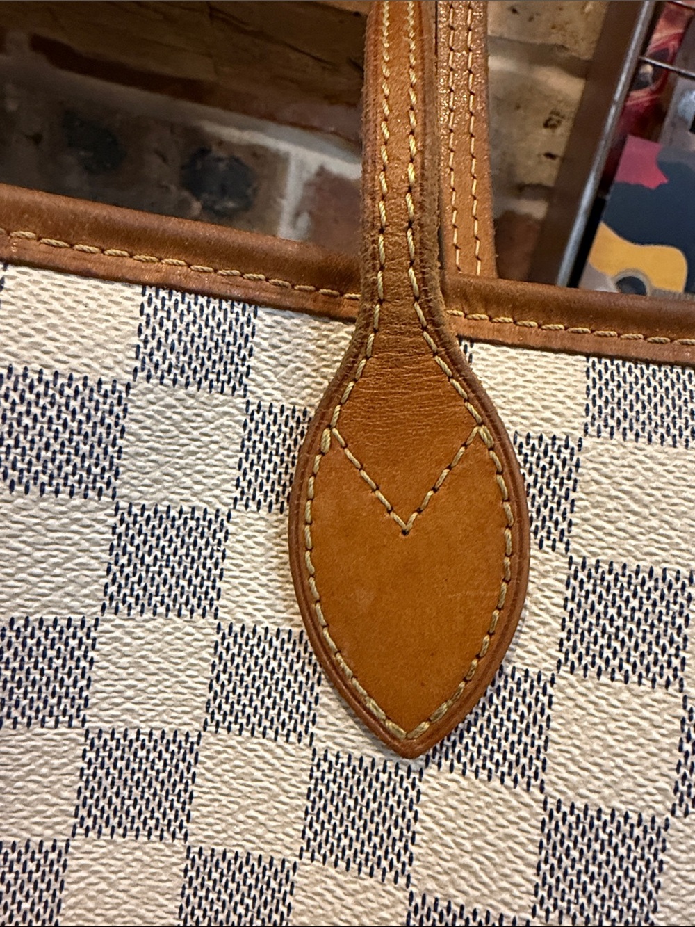 Louis Vuitton Damier Azur Tote Neverfull MM - Picture 4 of 16